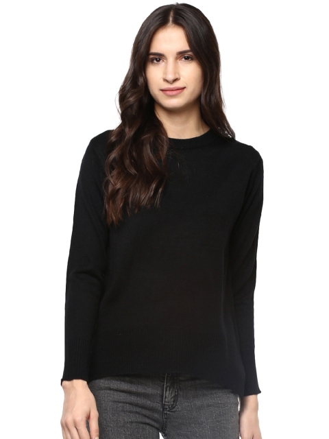 

Cayman Women Black Solid Pullover
