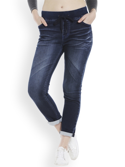

TARAMA Women Blue Slim Fit Low-Rise Clean Look Stretchable Jeans