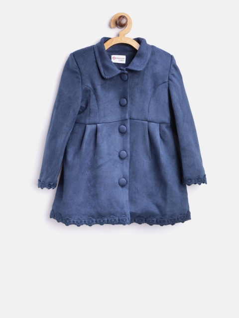 

Peppermint Girls Navy Solid Shirt Dress, Navy blue