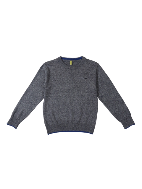 

Gini and Jony Boys Grey Solid Pullover