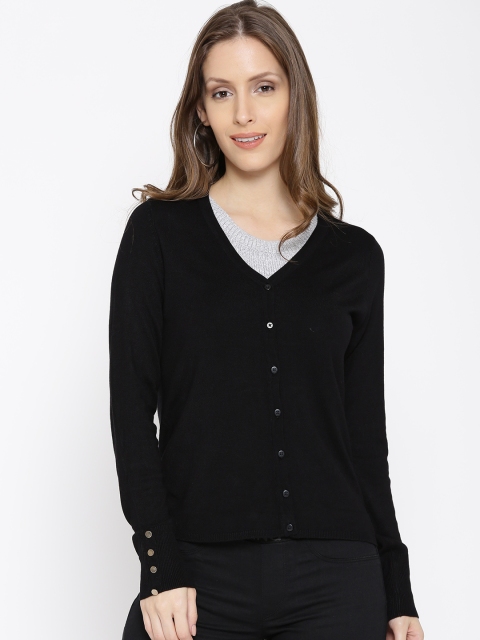 

ONLY Women Black Solid Cardigan