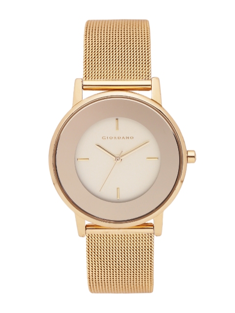 

GIORDANO Women Gold-Toned Analogue Watch A2052-22