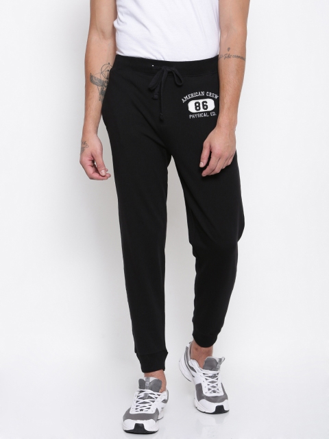 

American Crew Men Black Joggers