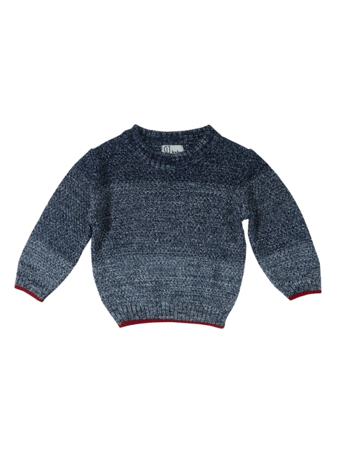 

Gini and Jony Boys Blue Colourblocked Sweater