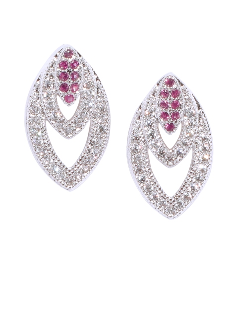 

Krafftwork Gold-Toned Teardrop Shaped Studs