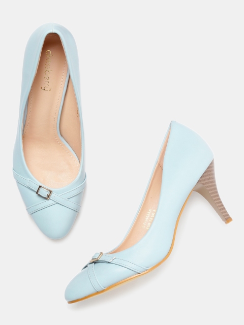 

DressBerry Women Blue Solid Pumps