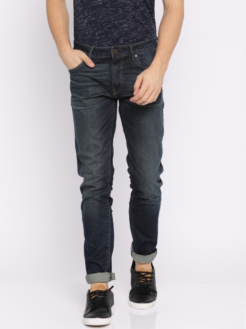 

Jack & Jones Men Blue Slim Fit Low-Rise Clean Look Stretchable Jeans