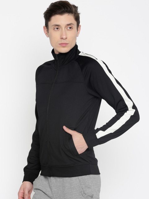 

Jack & Jones Men Black Solid Sweatshirt
