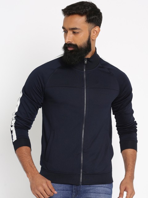 

Jack & Jones Men Navy Solid Sweatshirt, Navy blue