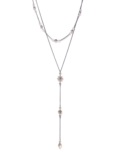 

Accessorize Gunmetal-Toned Layered Necklace, Metallic