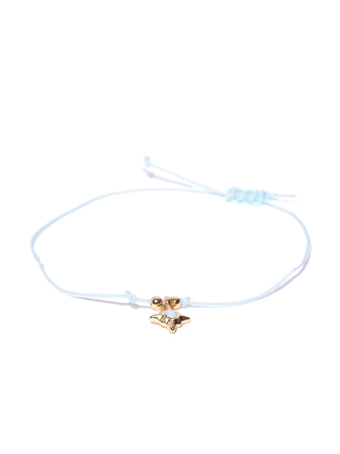 

Accessorize Blue Gold-Plated Charm Bracelet