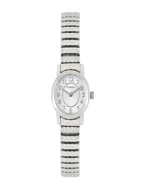 

Timex Women Silver-Toned Analogue Watch TW2P60100_GD