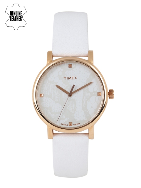 

Timex Women White Printed Indiglo Analogue Watch T2P460_GD