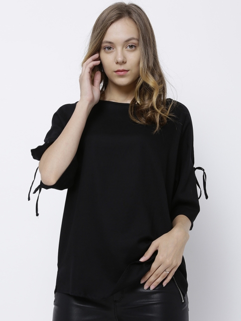 

Tokyo Talkies Women Black Solid Top