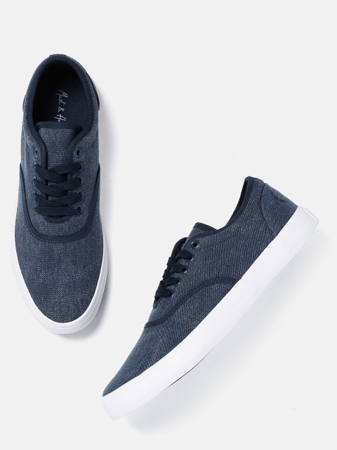 

Mast & Harbour Men Navy Blue Casual Shoes