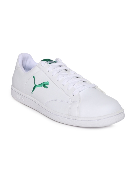 

Puma Unisex White Smash Cat Sneakers