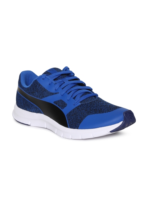 

Puma Unisex Blue Flexracer Tw Knit Sneakers