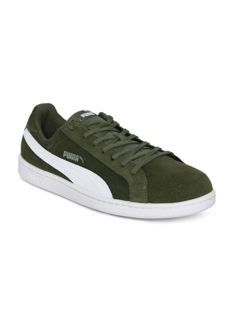 

Puma Men Olive Green Smash SD Sneakers