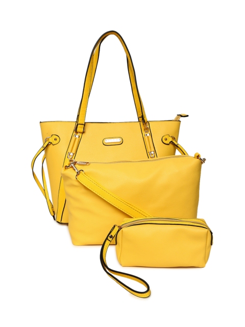 

ELLE Yellow Solid Shoulder Bag