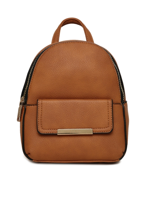 

ELLE Women Brown Solid Backpack