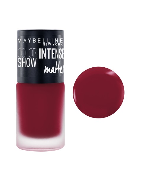 

Maybelline New York Color Show Bold Burgundy Intense Matte Nail Paint M406