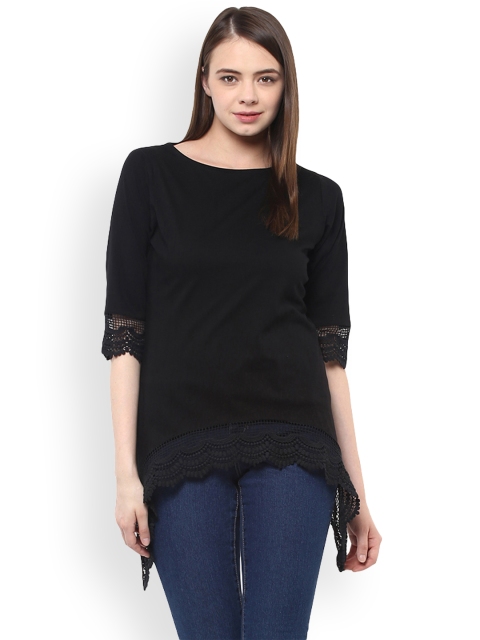 

Miss Chase Women Black Solid Top