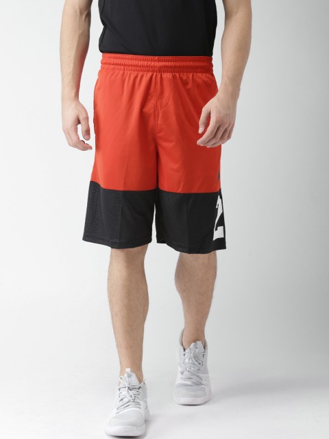 

Nike Men Red & Black Printed Regular Fit RISE TWENTYTHREE Sports Shorts