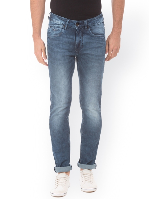 

Flying Machine Men Blue Regular Fit Mid-Rise Clean Look Jeans