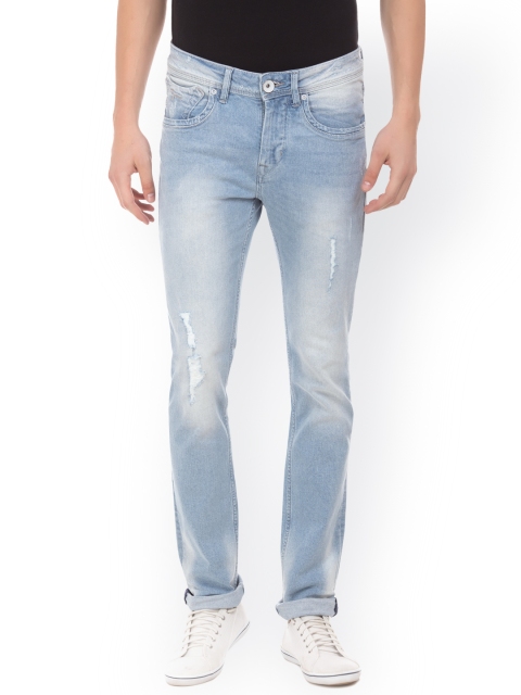 

Flying Machine Men Blue Regular Fit Mid-Rise Clean Look Jeans