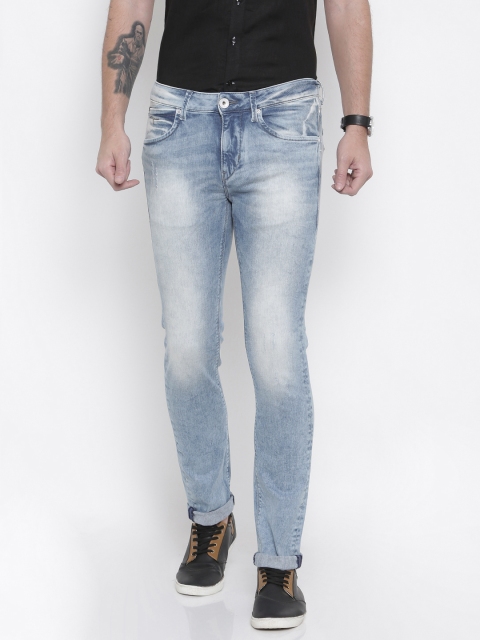 

Flying Machine Men Blue Jackson Skinny Fit Mid-Rise Clean Look Stretchable Jeans