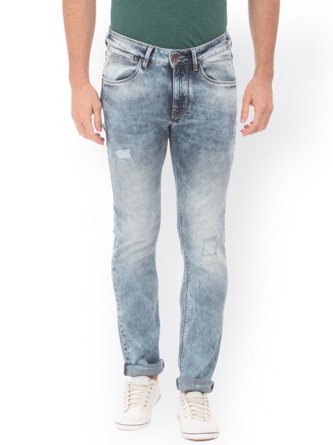 

Flying Machine Men Blue Regular Fit Mid-Rise Clean Look Jeans