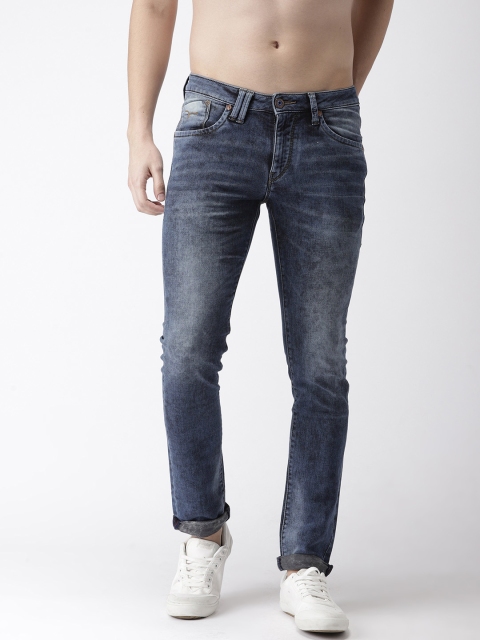 

Flying Machine Men Blue Jackson Skinny Fit Mid-Rise Clean Look Stretchable Jeans