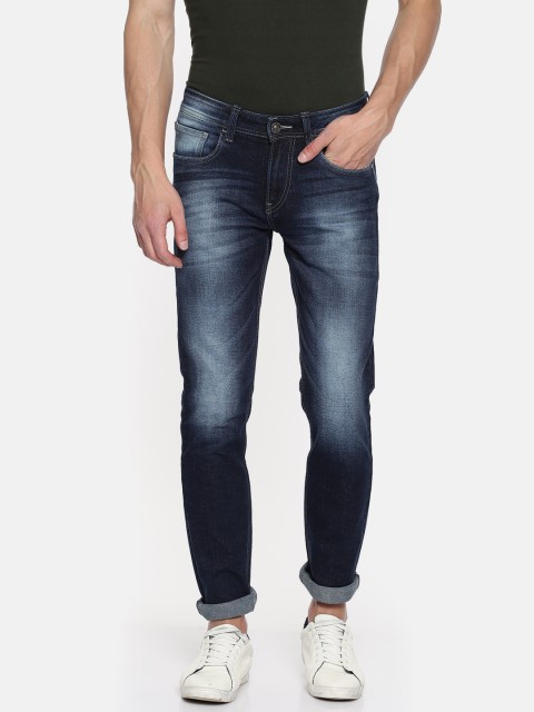 

Flying Machine Men Blue Slim Fit Mid-Rise Clean Look Stretchable Jeans