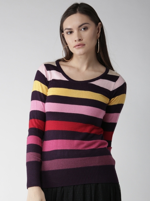 

Species Women Multicoloured Striped Sweater, Multi