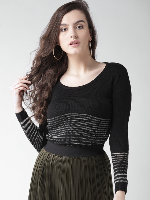 

Species Women Black Striped Sweater