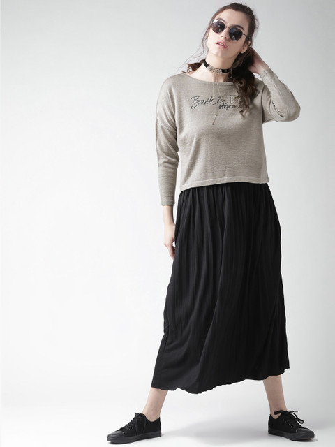 

Species Women Grey Printed Sweater