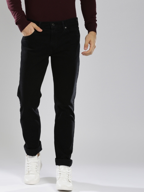 

Levis Men Black 511 Regular Fit Mid-Rise Clean Look Stretchable Jeans, Na