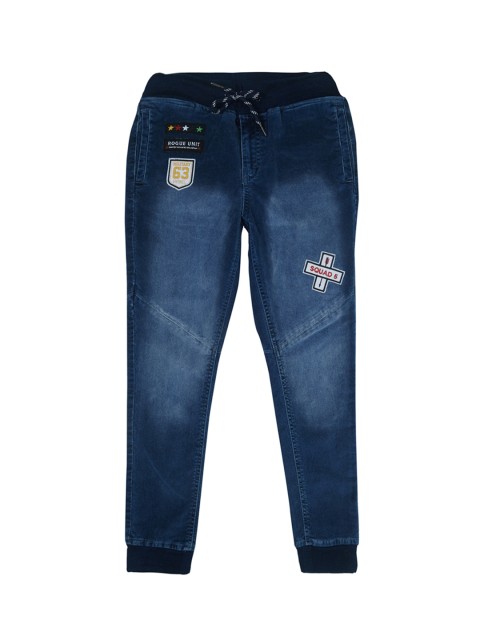 

Gini and Jony Boys Blue Regular Fit Solid Formal Trousers