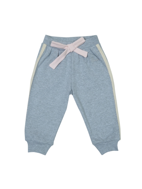 

Gini and Jony Girls Grey Regular Fit Solid Joggers