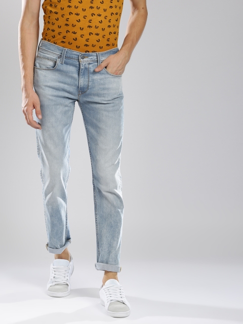 

Levis Men Blue 511 Regular Fit Mid-Rise Clean Look Stretchable Jeans, Na