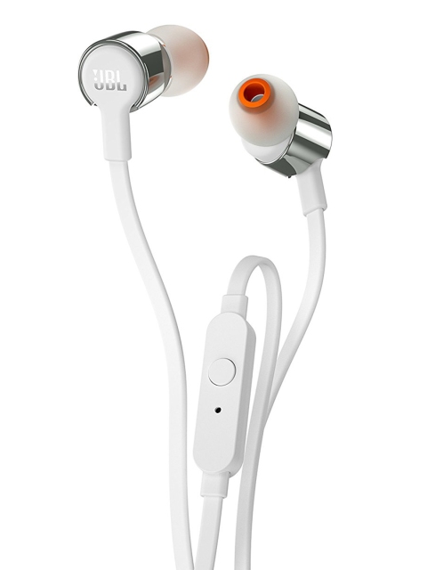 

JBL Unisex White Wired In-Ear Headphones T210