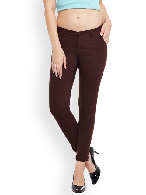 

Devis Women Brown Slim Fit Mid-Rise Clean Look Jeans
