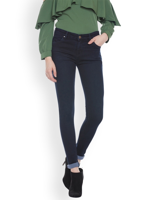 

Devis Women Blue Slim Fit Mid-Rise Clean Look Stretchable Jeans