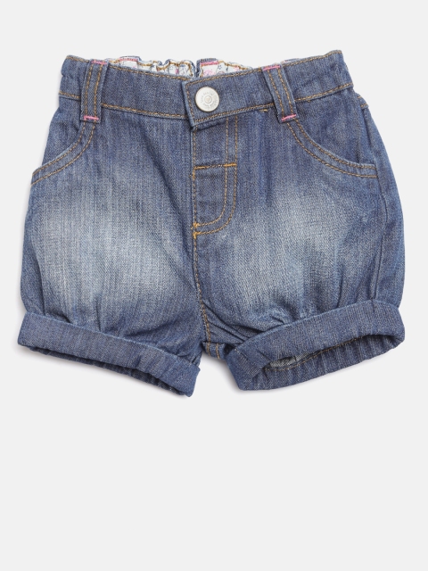 

mothercare Girls Blue Washed Denim Shorts