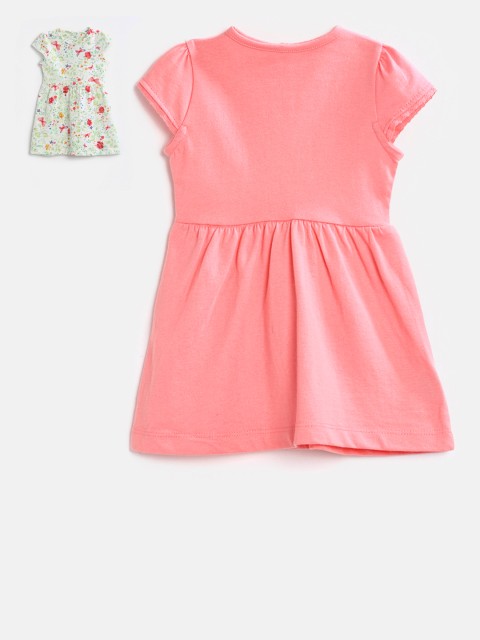

mothercare Girls Pack of 2 Dresses, Coral