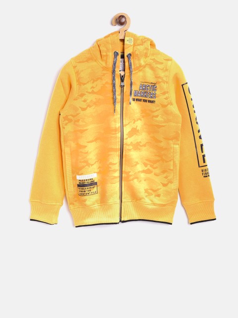 

Tweens by Monte Carlo Boys Yellow Camouflage Print Hooded Sweatshirt