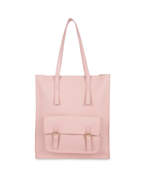 

FUR JADEN Pink Solid Tote Bag