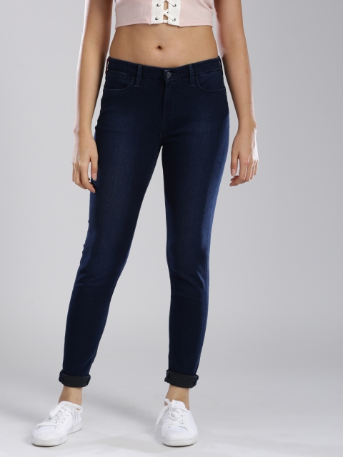 

Levis Women Blue Super Skinny Fit Mid-Rise Clean Look Stretchable Jeans