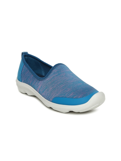 

Crocs Women Blue Busy Day Heather Skimmer Slip-On Sneakers