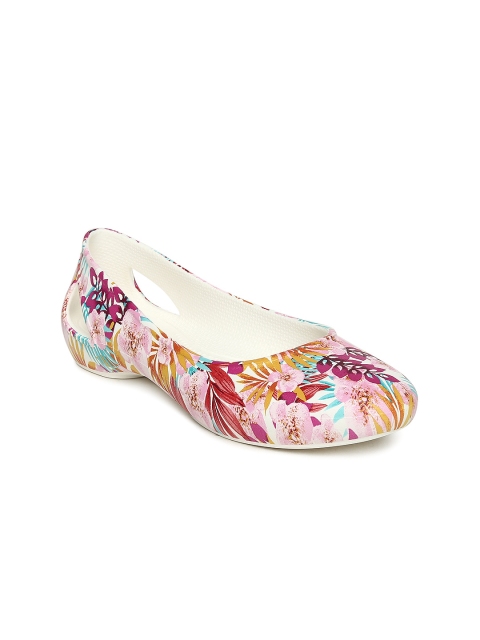 

Crocs Women Multicoloured Laura Floral Print Ballerinas, Multi